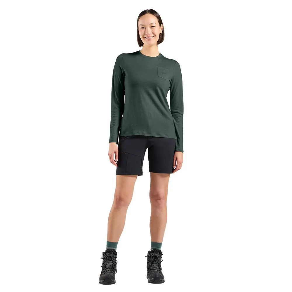 Купить Odlo 554611-10877-m Базовый слой с длинным рукавом Merino 200 Pocket Urban Chic 30x25x2 7ft.ru в интернет магазине Семь Футов