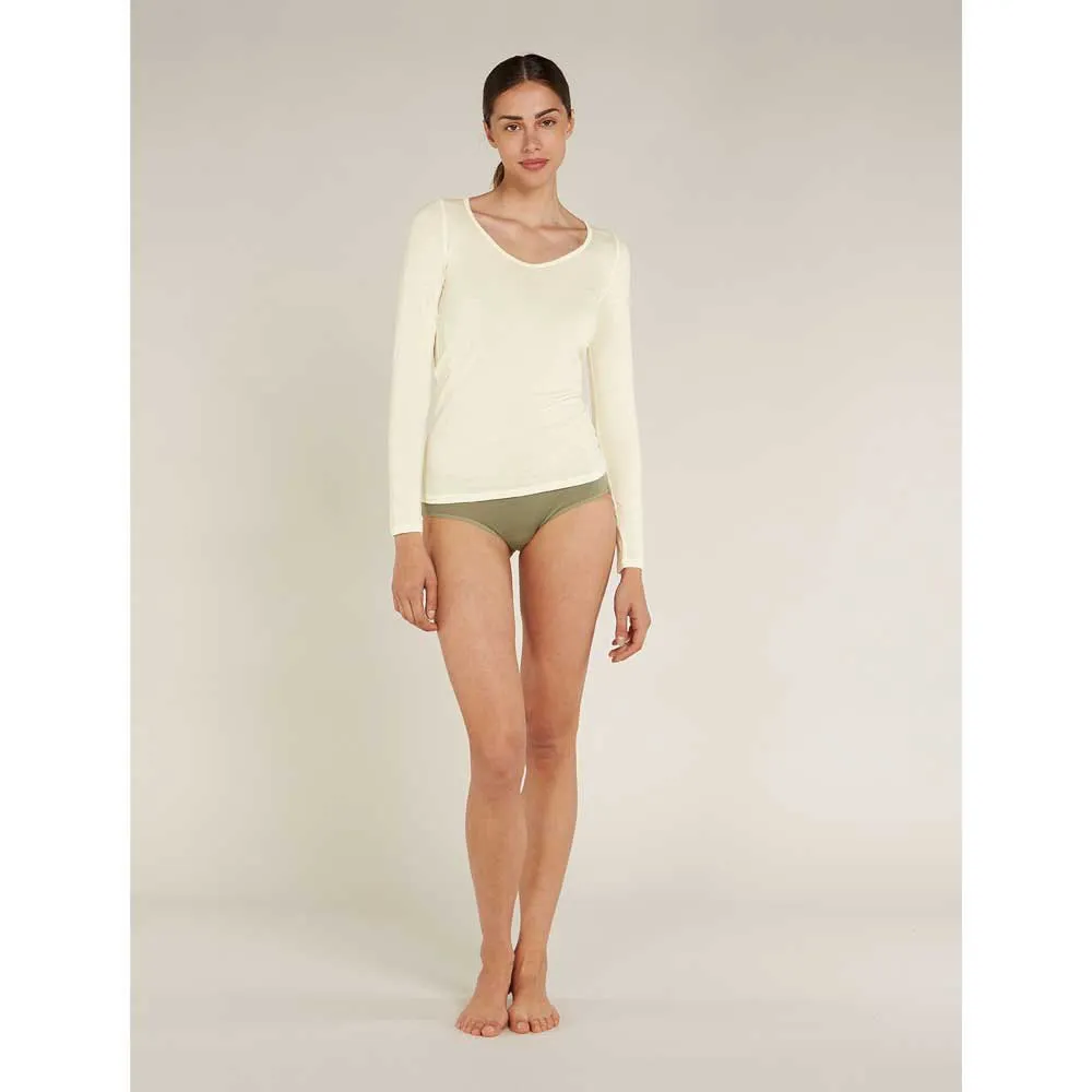 Купить Icebreaker 103194000m Базовый слой с длинным рукавом Merino 150 Siren Sweetheart Undyed 30x25x2 7ft.ru в интернет магазине Семь Футов