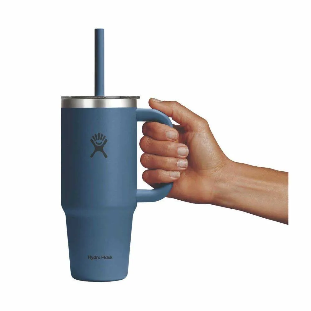 Купить Hydro flask tt24pscc384 термокружка Travel Tumbler Clear-24 Oz Harbor Blue 20x10x10 7ft.ru в интернет магазине Семь Футов