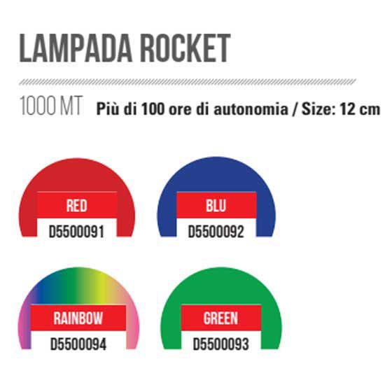 Купить Bulox D5500091 Rocket 1000 m Лампа Бесцветный  Red 7ft.ru в интернет магазине Семь Футов
