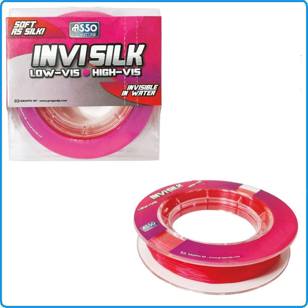 Купить ASSO 8050043364098 Монофиламент Invisilk 300 m  Pink 0.300 mm 7ft.ru в интернет магазине Семь Футов