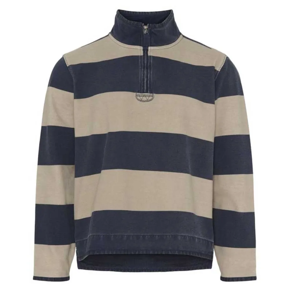 Купить Sea ranch 24-7-085-4120-3XL Толстовка с полумолниеймолнией Bertram Navy / Lilas / Grey Melange 3XL 7ft.ru в интернет магазине Семь Футов