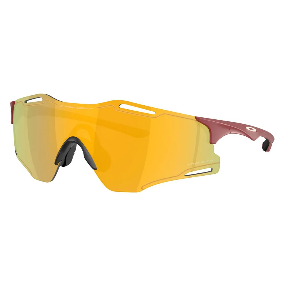 Купить Oakley OO9512-0339 Солнцезащитные очки Cybr zero Желтый Matte Iron Red Prizm 24K/CAT3 7ft.ru в интернет магазине Семь Футов