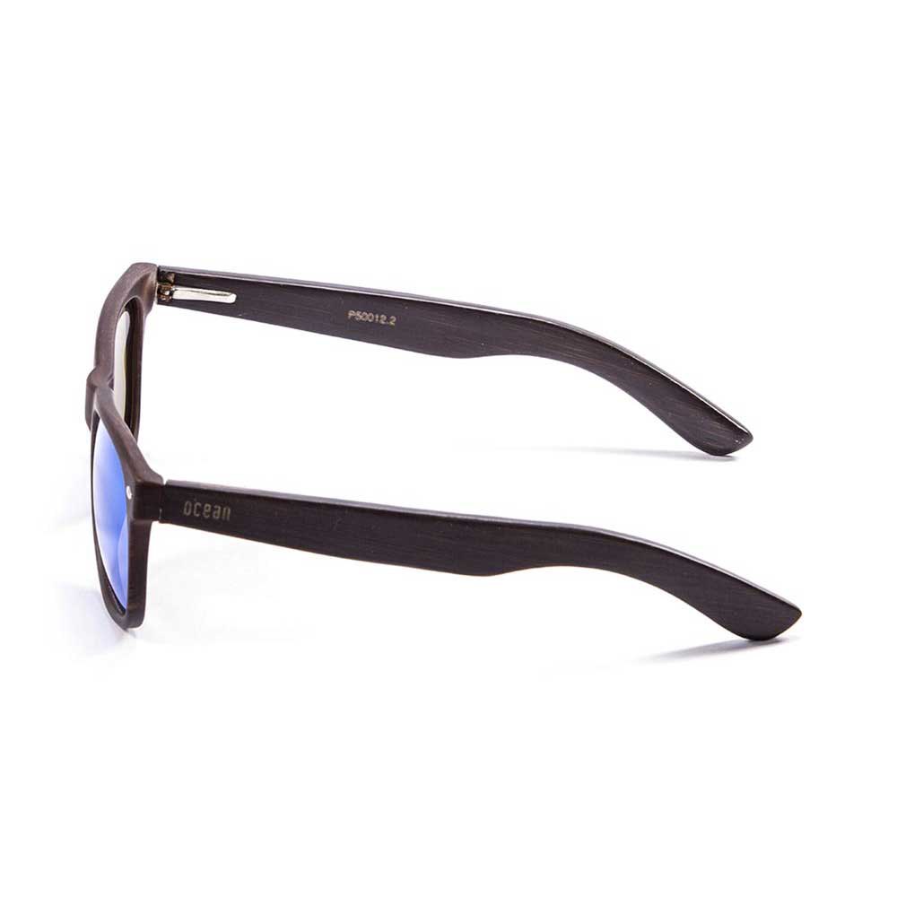 Купить Ocean sunglasses 50011.2 Деревянные поляризованные солнцезащитные очки Beach Brown / Brown Dark / Blue 7ft.ru в интернет магазине Семь Футов