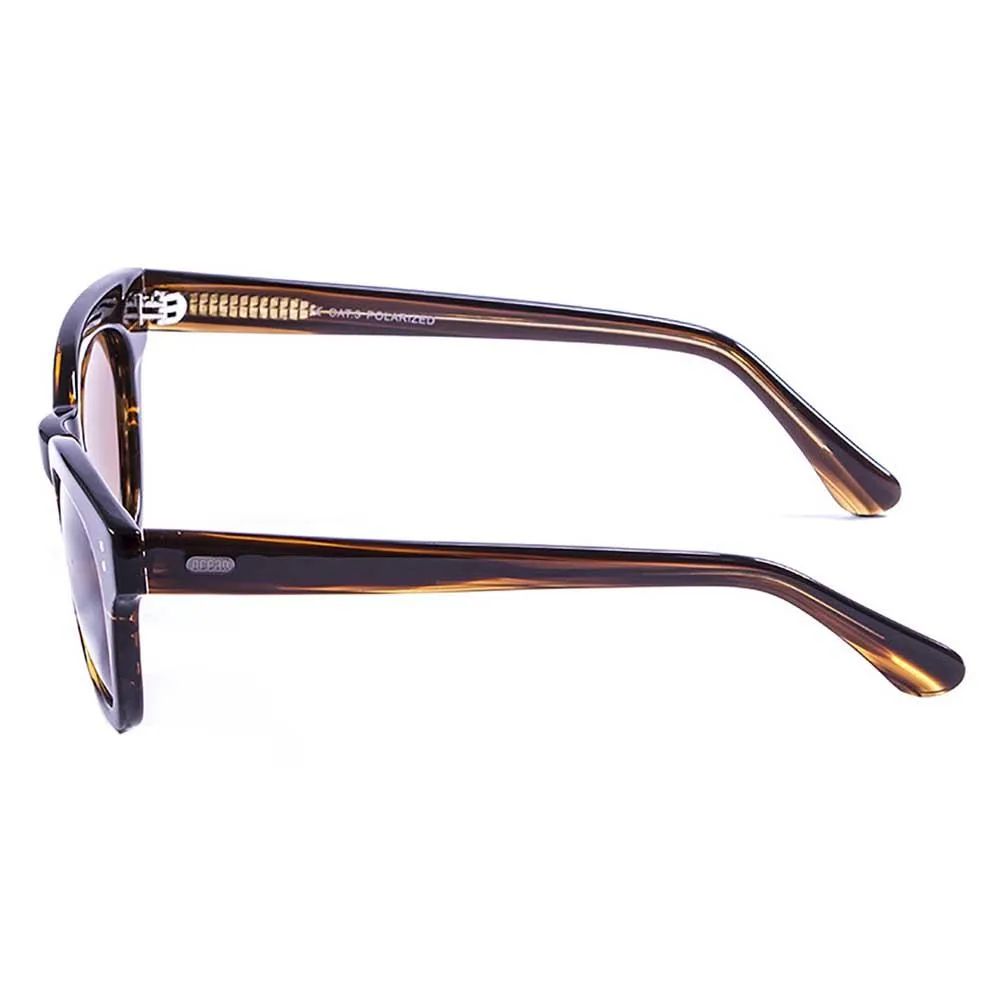 Купить Ocean sunglasses 62000.4 поляризованные солнцезащитные очки Santa Cruz Коричневый Frame Brown / Revo Blue Frame Brown / Revo Blue/CAT3 7ft.ru в интернет магазине Семь Футов