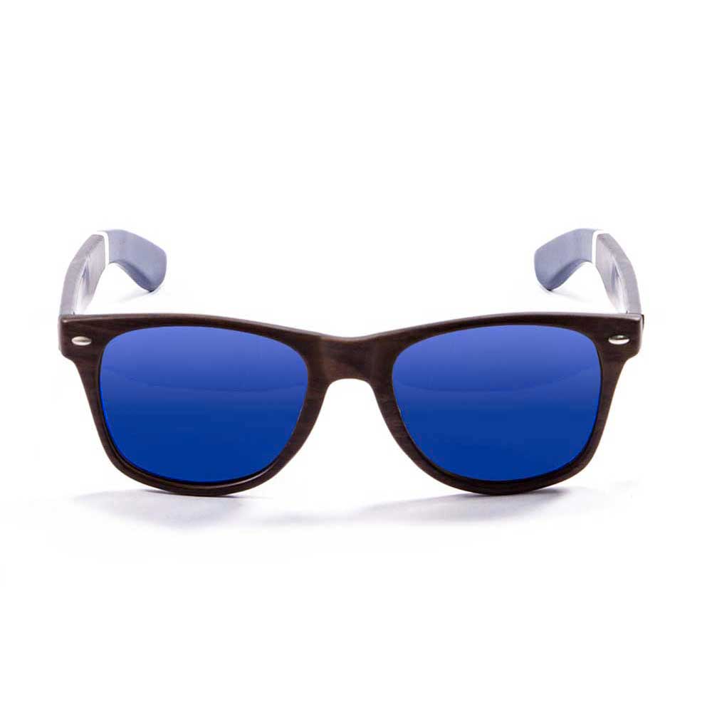 Купить Ocean sunglasses 50511.2 Деревянные поляризованные солнцезащитные очки Beach Brown / Brown Dark / Blue / White / Blue Drak 7ft.ru в интернет магазине Семь Футов