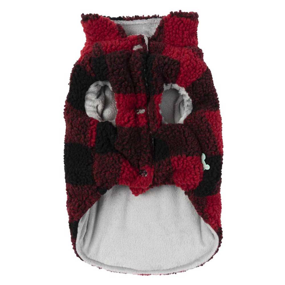 Купить Fuzzyard FZAW4331 The Lumberjack Куртка для собак Красный Red / Black 1 7ft.ru в интернет магазине Семь Футов