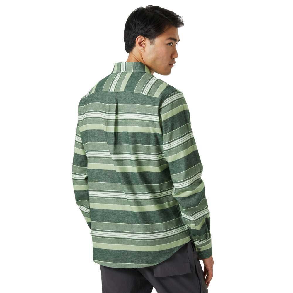 Купить Helly hansen 62731_476-M Футболка Lokka Organic Flannel Зеленый Spruce Stripe M 7ft.ru в интернет магазине Семь Футов