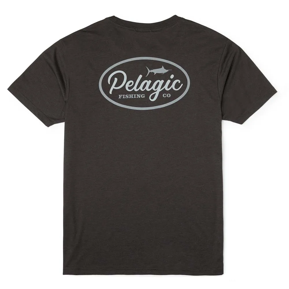 Купить Pelagic 1172261003-hbk-s Футболка с коротким рукавом Premium Tri-Blend Circled Heather Heather Black 30x20x5 7ft.ru в интернет магазине Семь Футов