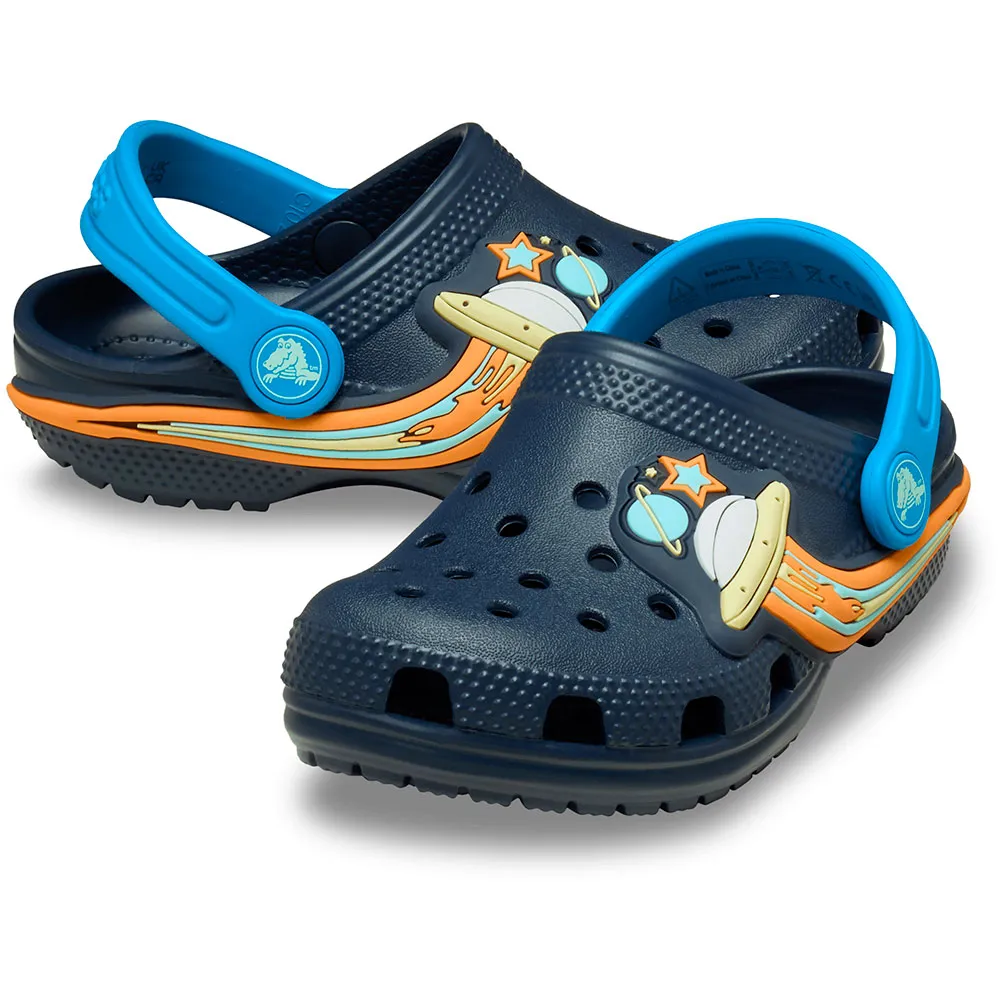 Купить Crocs 211623-410b-c6 Деревянные башмаки Classic Ufo Lights Navy 35x25x15 EU 22 7ft.ru в интернет магазине Семь Футов