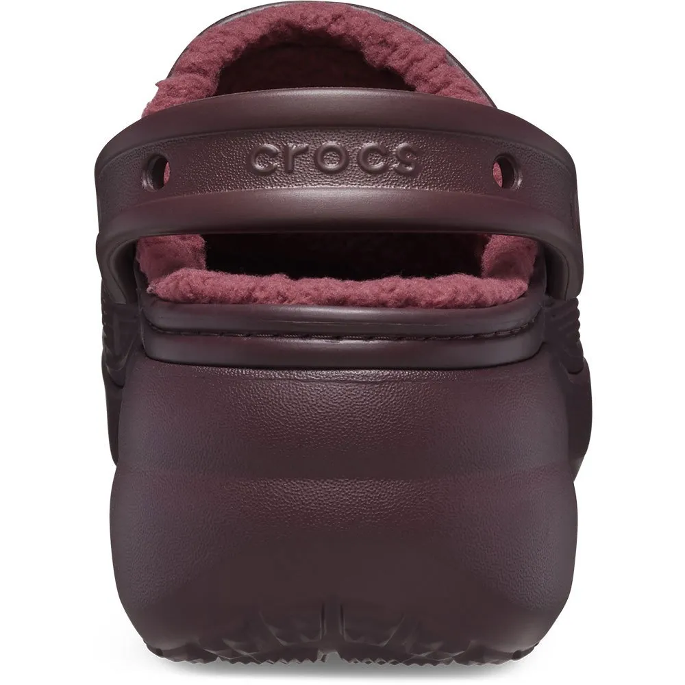 Купить Crocs 207938-6wd-w5 Деревянные башмаки Classic Platform Lined Dark Cherry 35x25x15 EU 34 7ft.ru в интернет магазине Семь Футов