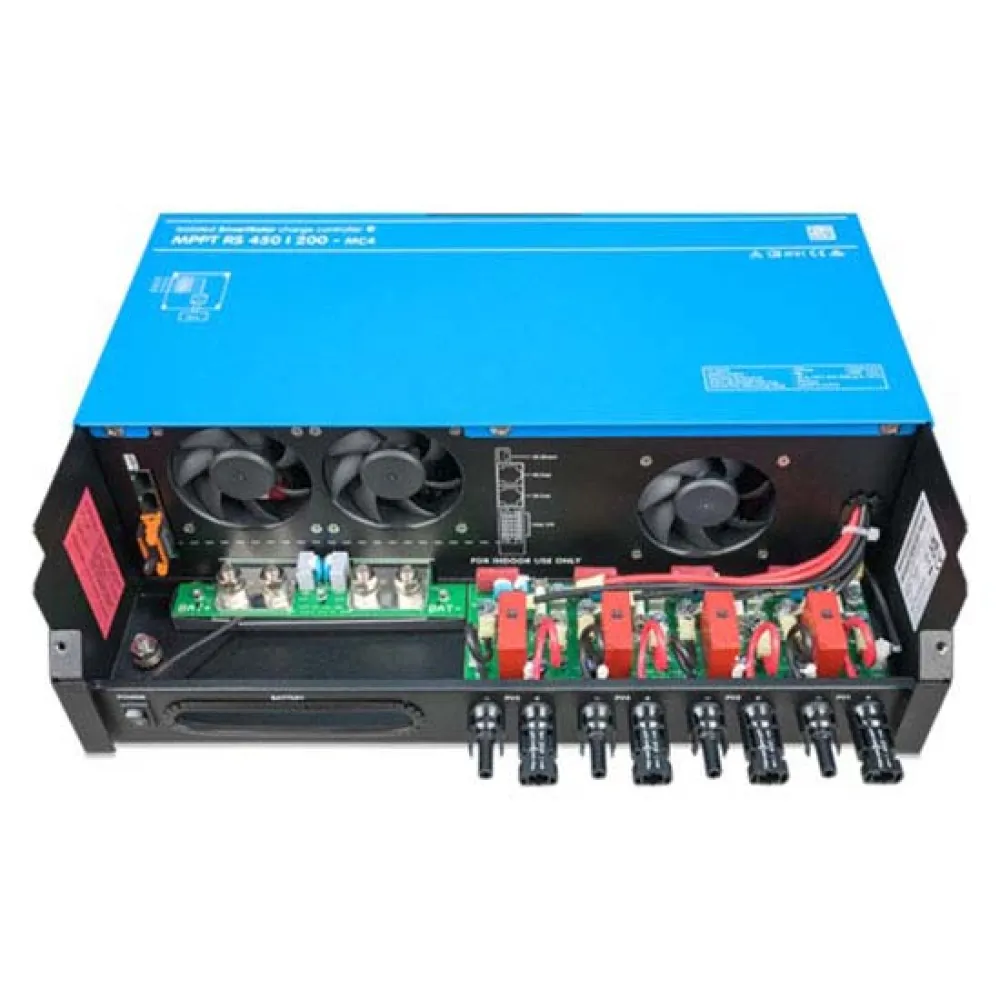 Купить Victron energy scc145110512 Контроллер заряда SmartSolar MPPT RS 450/100 MC4 Blue 45x35x15 440 x 313 x 126 mm 7ft.ru в интернет магазине Семь Футов
