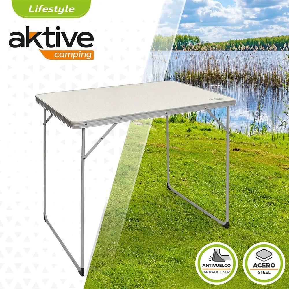 Купить Aktive R-14765043-52867 Складной кемпинговый стол 80x60x70 cm отремонтированы White 7ft.ru в интернет магазине Семь Футов