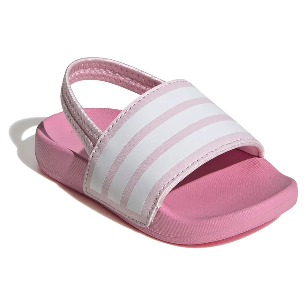 Купить adidas jr5326/26 горки для малышей Adilette Estrap Clear Pink / Cloud White / Bliss Pink 32x20x10 EU 26 7ft.ru в интернет магазине Семь Футов