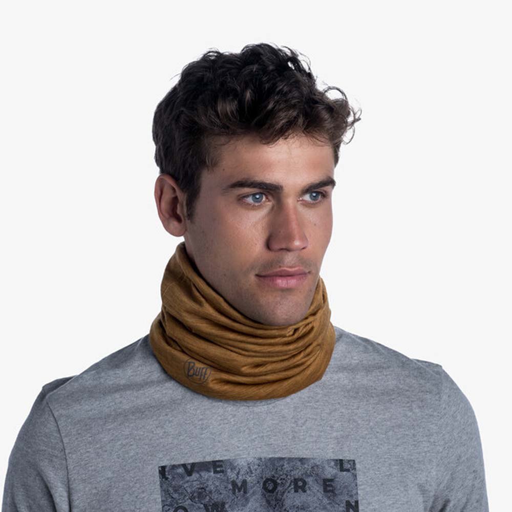 Купить Buff ® 113010.118.10.00 Шарф-хомут Lughtweight Merino Wool Желтый Solid Mustard 7ft.ru в интернет магазине Семь Футов