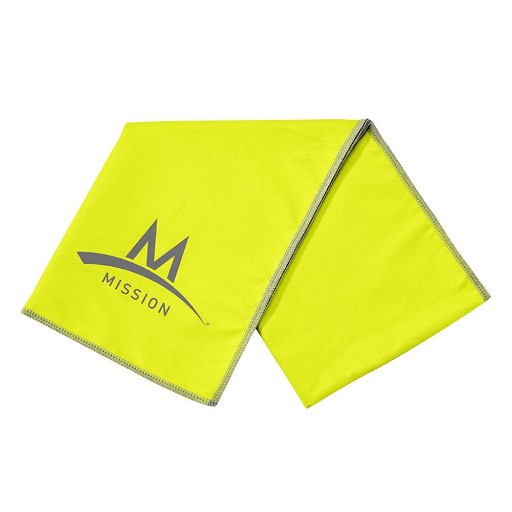 Купить Mission 107101IN полотенце Enduracool Large Microfibre Зеленый High Vis Green 84 x 31 cm 7ft.ru в интернет магазине Семь Футов