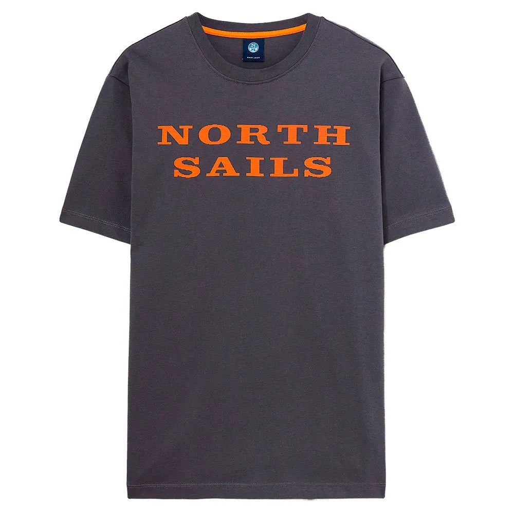 Купить North sails 692793-0952-3 Футболка с коротким рукавом Graphic Серый Asphalt M 7ft.ru в интернет магазине Семь Футов
