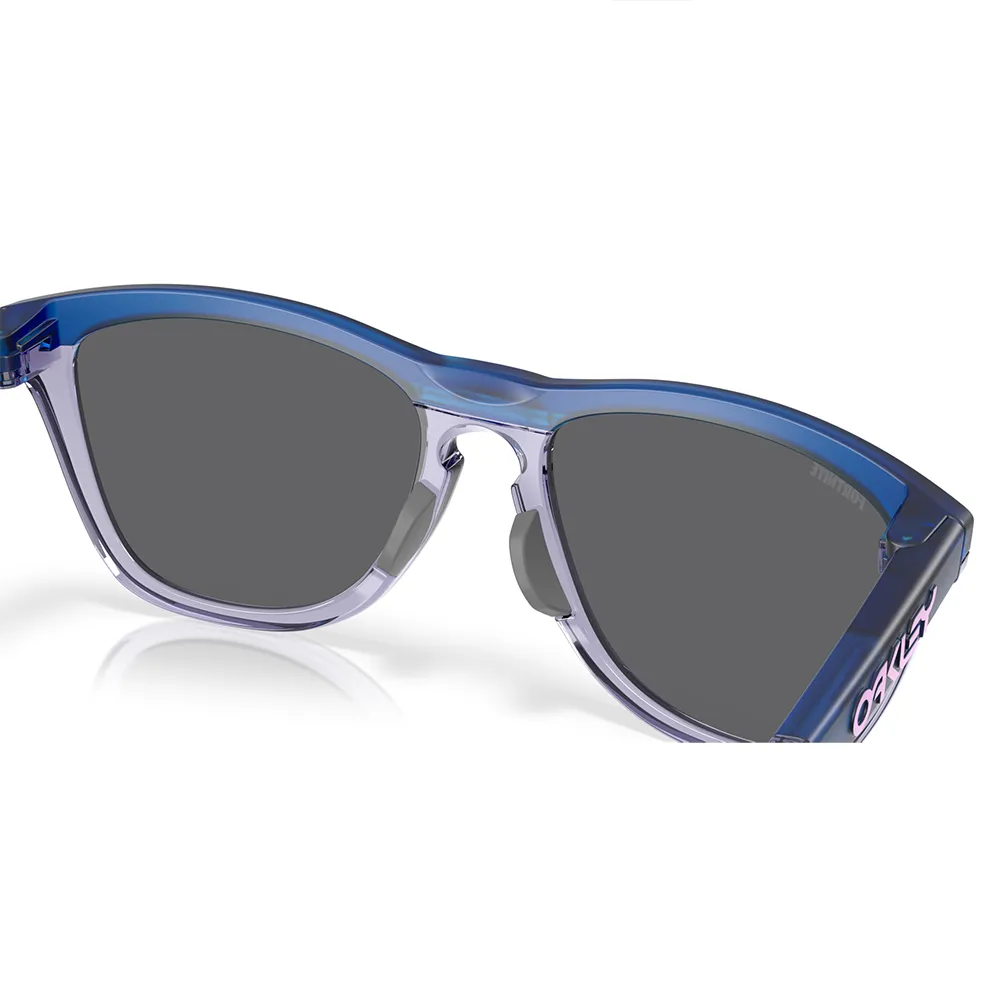 Купить Oakley OO9284-1655-55 Солнцезащитные очки Frogskins range Бесцветный Matte Trans Blue Prizm Black/CAT3 7ft.ru в интернет магазине Семь Футов
