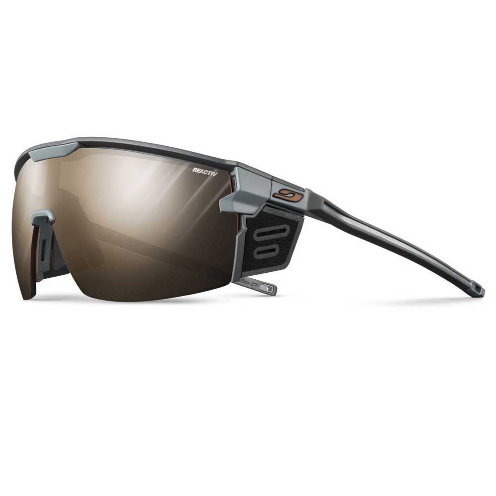 Купить Julbo J5473520 Ultimate Cover Солнцезащитные очки фотохромные поляризованные Grey / Grey / Silver Flash Reactiv Perforomance 2-4/CAT2-4 7ft.ru в интернет магазине Семь Футов