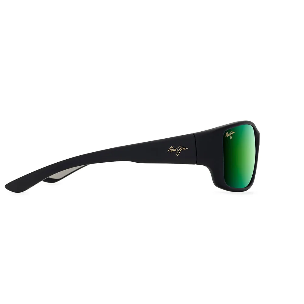 Купить Maui jim gm810-27m-os поляризованные солнцезащитные очки Local Kine Black / Tran Green / Light Translucent Grey 20x10x10 MAUIGreen®/CAT3 7ft.ru в интернет магазине Семь Футов