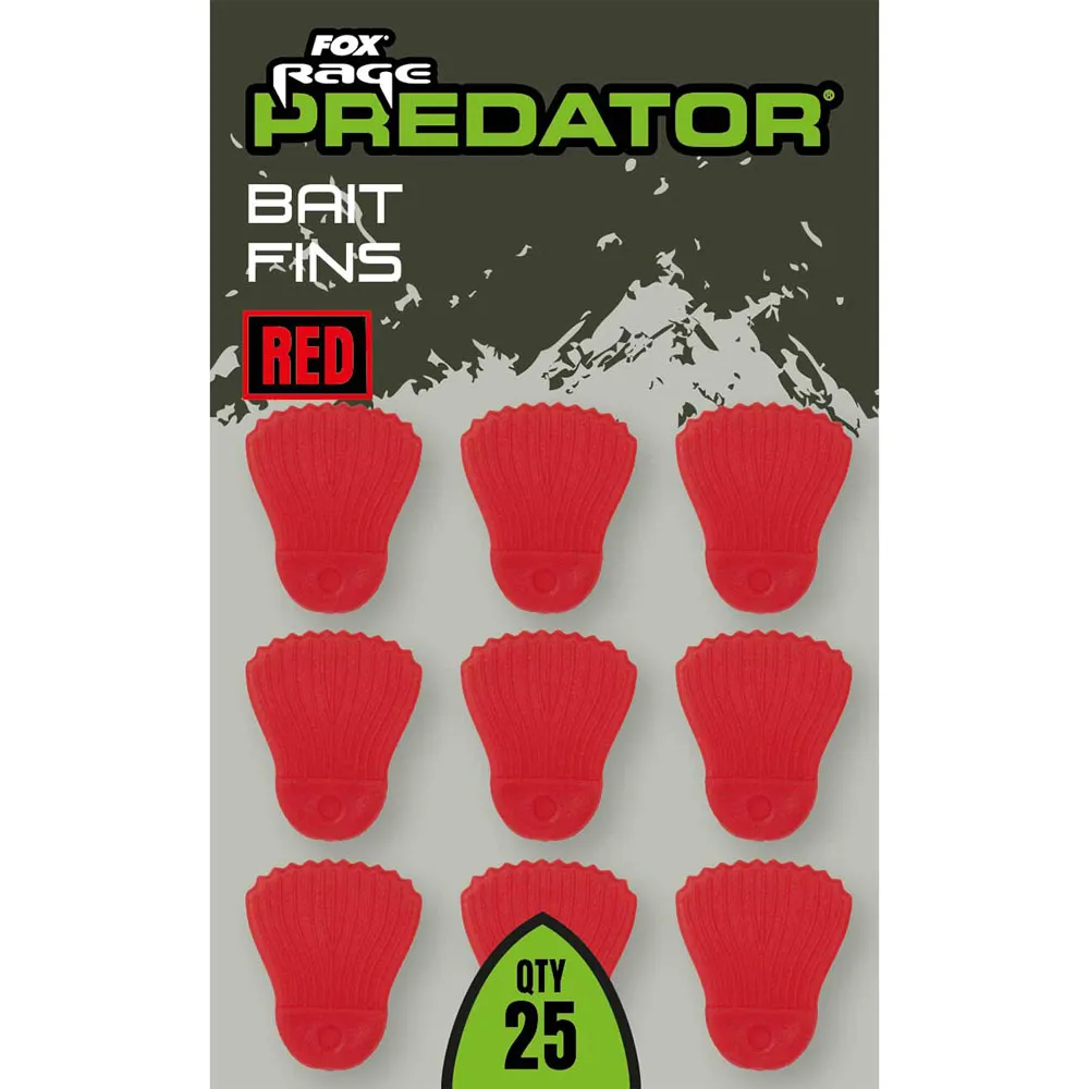 Купить Fox rage FAC104-UNIT плавники приманки Predator  Red 7ft.ru в интернет магазине Семь Футов