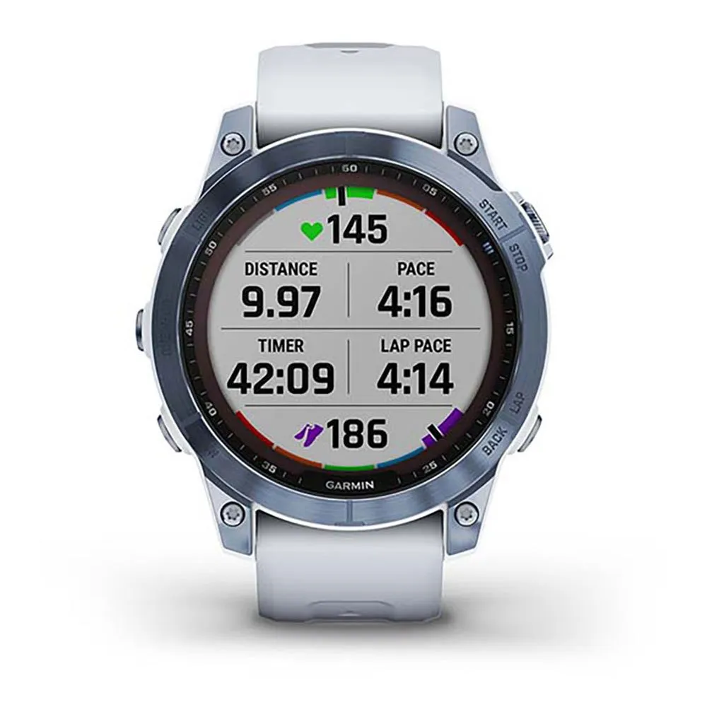 Купить Garmin R-15409316-010-02540-25 Часы Fenix 7 Sapphire Solar отремонтированы Белая Mineral Blue Titanium / Whitestone 7ft.ru в интернет магазине Семь Футов