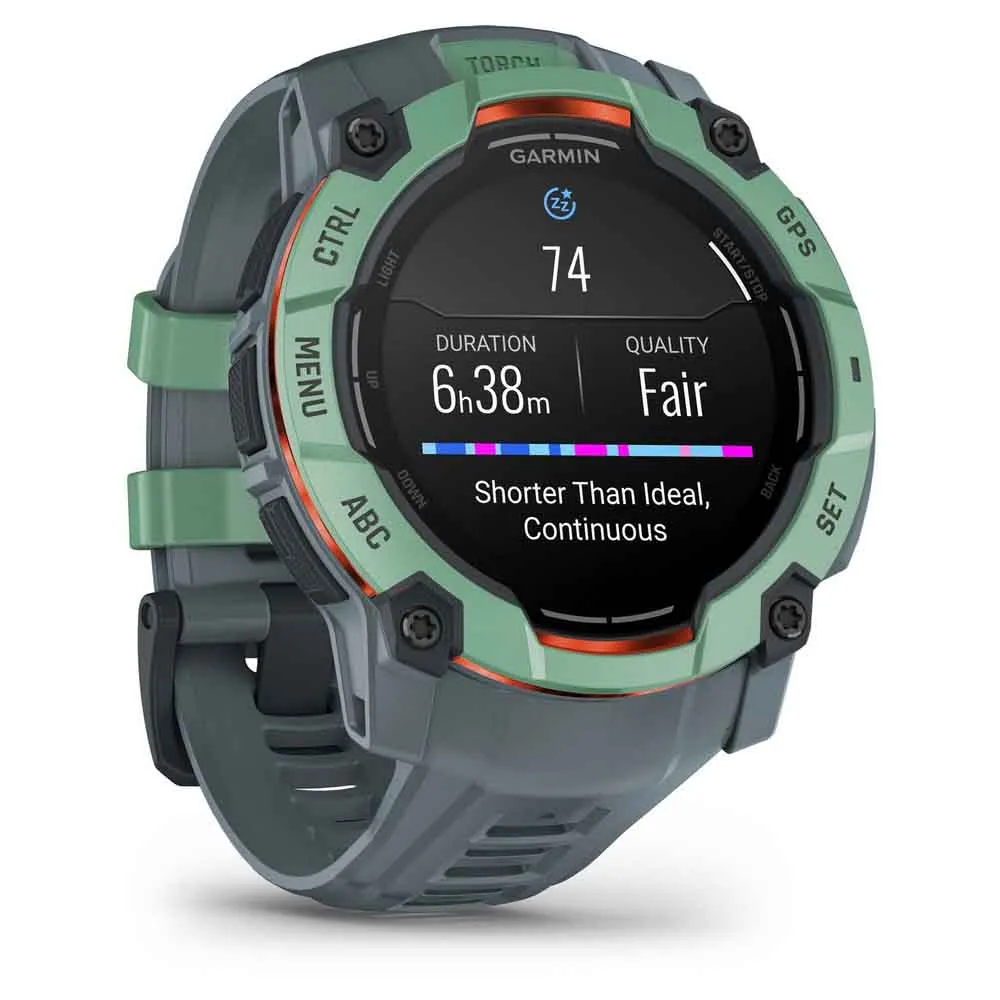 Купить Garmin 010-03020-01 Часы Instinct 3 50 mm Amoled Зеленый  Green / Grey 7ft.ru в интернет магазине Семь Футов