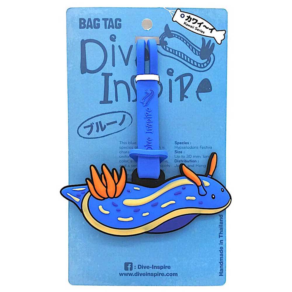 Купить Dive inspire BT-026 Bruno Кольцо для ключей Nudibranch Голубой Blue / Orange 7ft.ru в интернет магазине Семь Футов