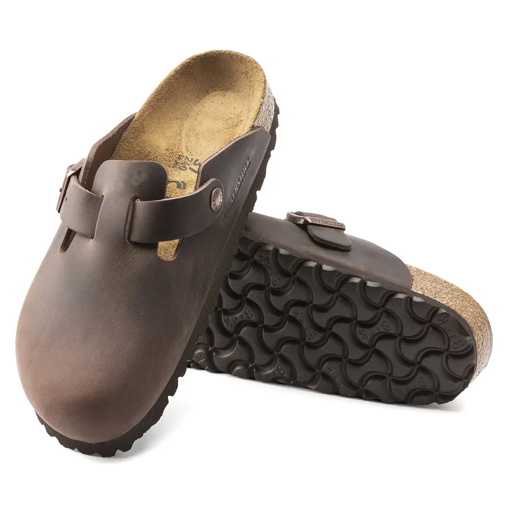 Купить Birkenstock 0860133-38 Деревянные башмаки Boston Waxy Etroit Habana 35x25x15 EU 38 7ft.ru в интернет магазине Семь Футов