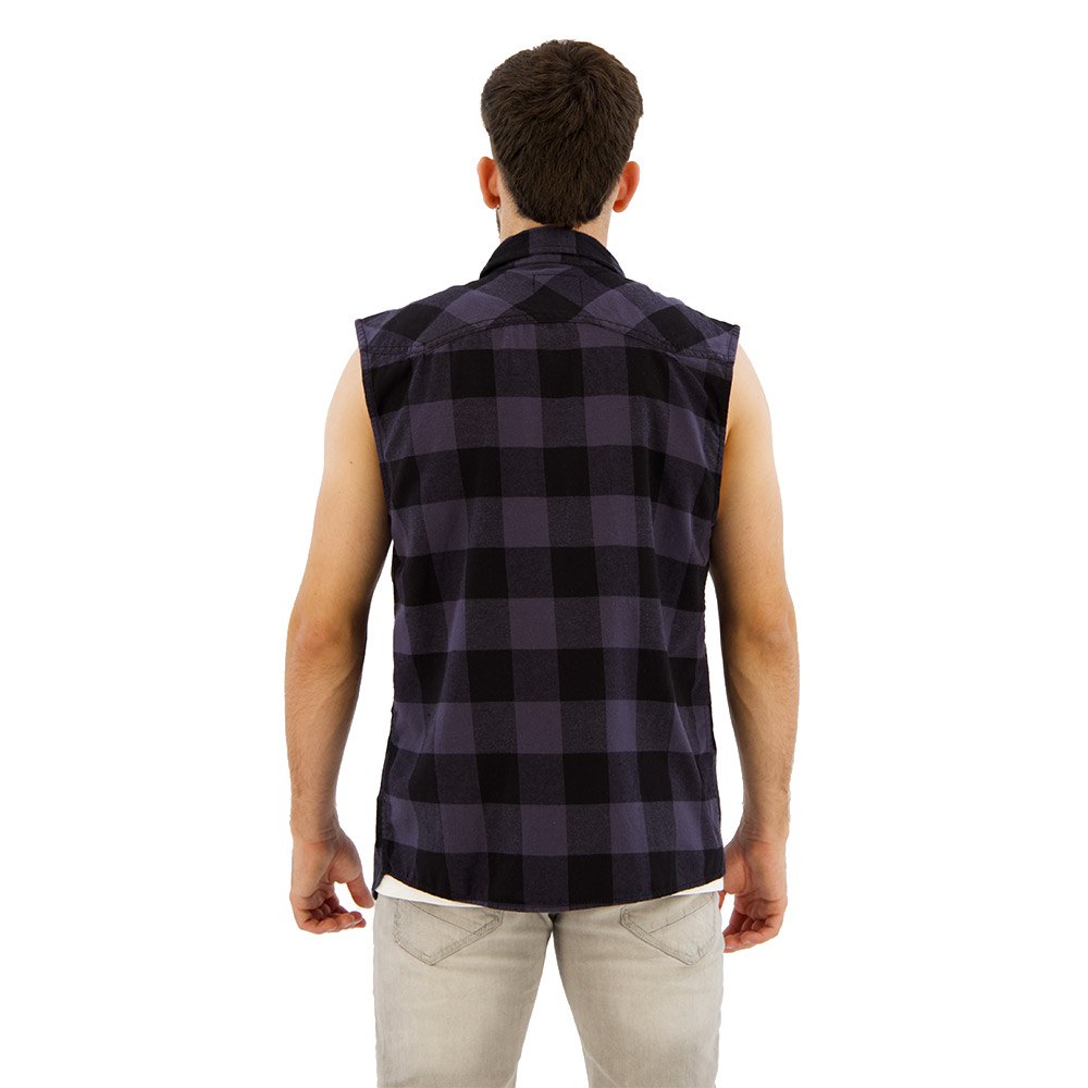 Купить Brandit 4031-28-XL Рубашка Check Голубой  Black / Grey XL 7ft.ru в интернет магазине Семь Футов