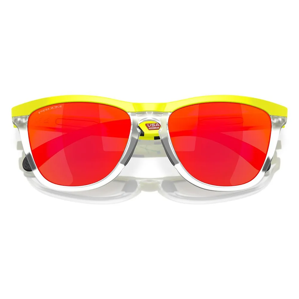 Купить Oakley oo9284-1555 Солнцезащитные очки Frogskins range Matte Tennis Ball Yellow 20x10x10 Prizm Ruby/CAT3 7ft.ru в интернет магазине Семь Футов