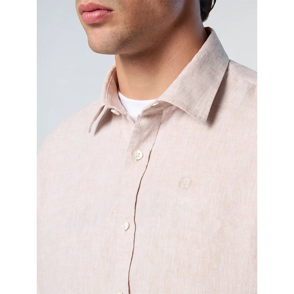 Купить North sails 664368-0120-XXL Рубашка с длинным рукавом 664368 Бежевый Beige 2XL 7ft.ru в интернет магазине Семь Футов