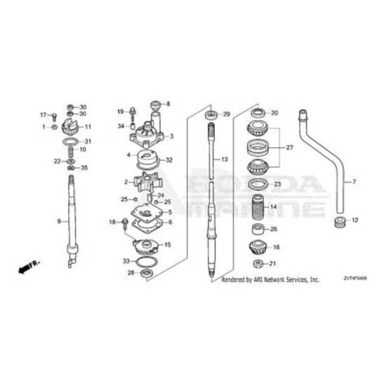 Купить Sierra SIE18-3284 18-3284 Комплект водяного насоса для двигателей Honda Серебристый Grey / White 7ft.ru в интернет магазине Семь Футов