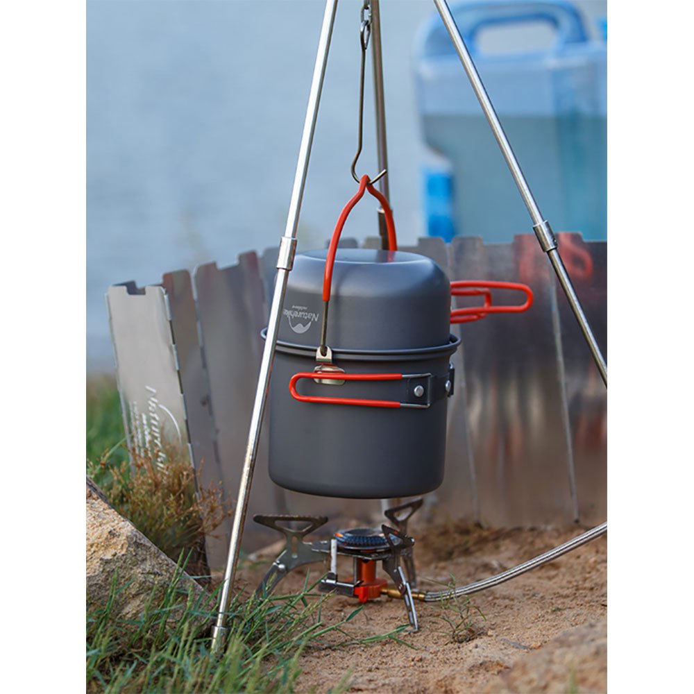 Купить Naturehike Fieri-08 Fieri Набор для приготовления пищи Черный Grey 7ft.ru в интернет магазине Семь Футов