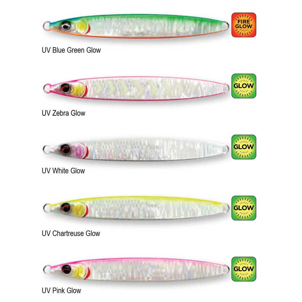 Купить Savage gear 74862 Sardine Glider Джиг 145 mm 150g  Uv Zebra Glow 7ft.ru в интернет магазине Семь Футов