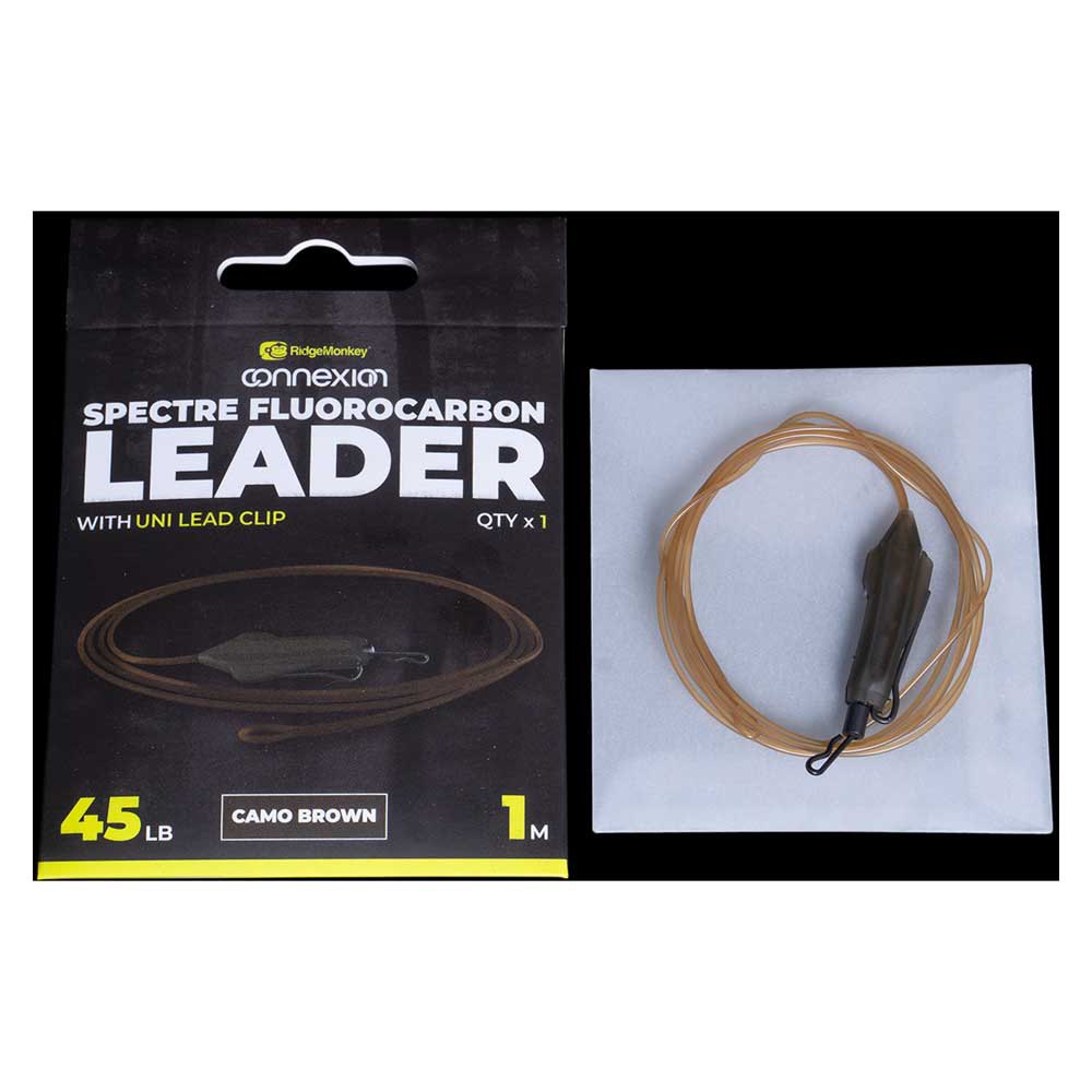 Купить Ridgemonkey RMFFUCLTB-UNIT Spectre Fluorocarbon Uni Lead Clip Лидер  Camo Brown 7ft.ru в интернет магазине Семь Футов