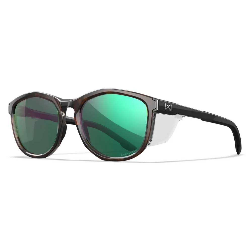 Купить Wiley x ac4brv07 поляризованные солнцезащитные очки Bravo Green / Glass Tortoise Gloss Black 20x10x10 7ft.ru в интернет магазине Семь Футов