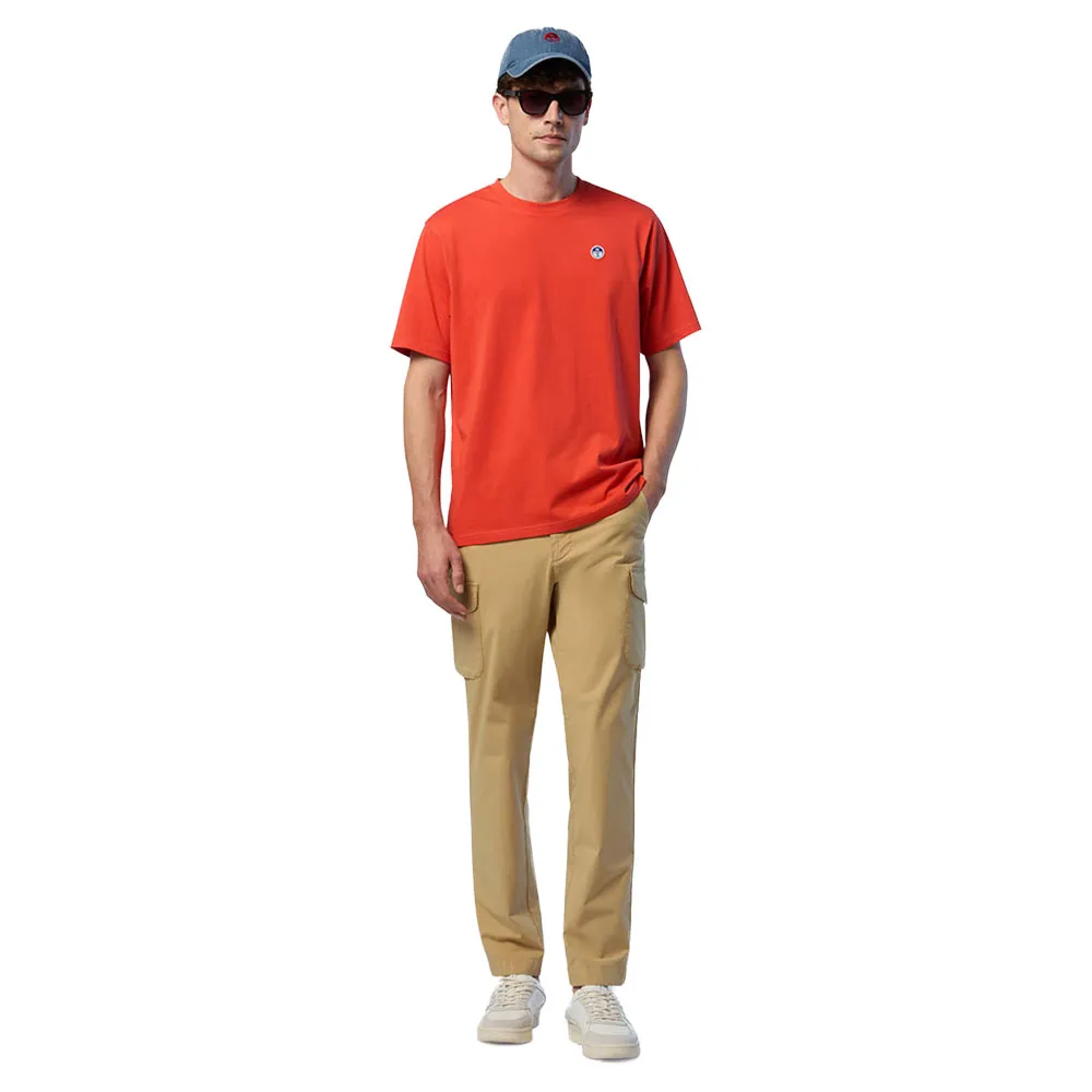 Купить North sails 692970-0251-L Футболка с коротким рукавом Basic Bollo Оранжевый Paprika L 7ft.ru в интернет магазине Семь Футов