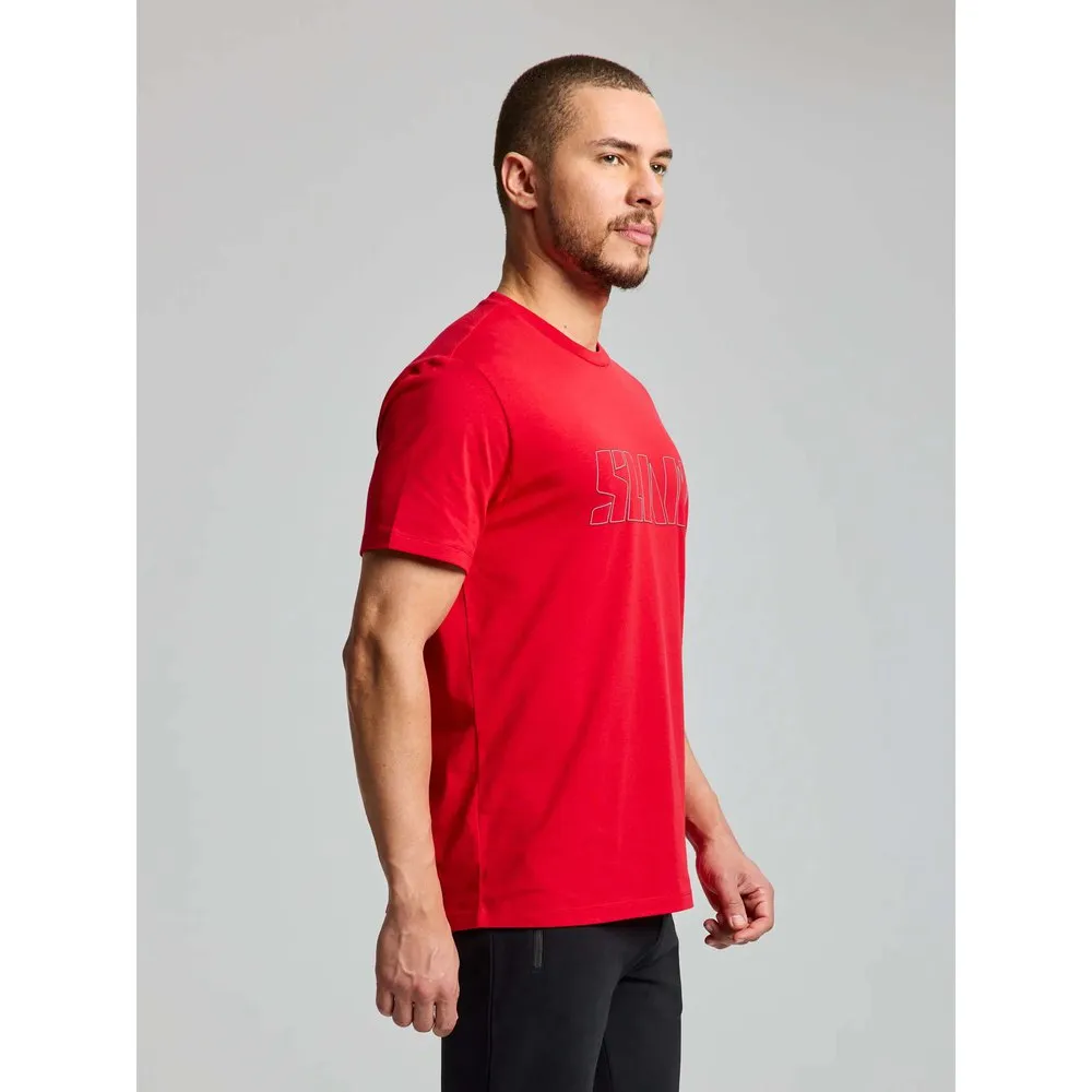 Купить Slam A112007S00-W07-XS Футболка с коротким рукавом Logo Красный Real Red XS 7ft.ru в интернет магазине Семь Футов
