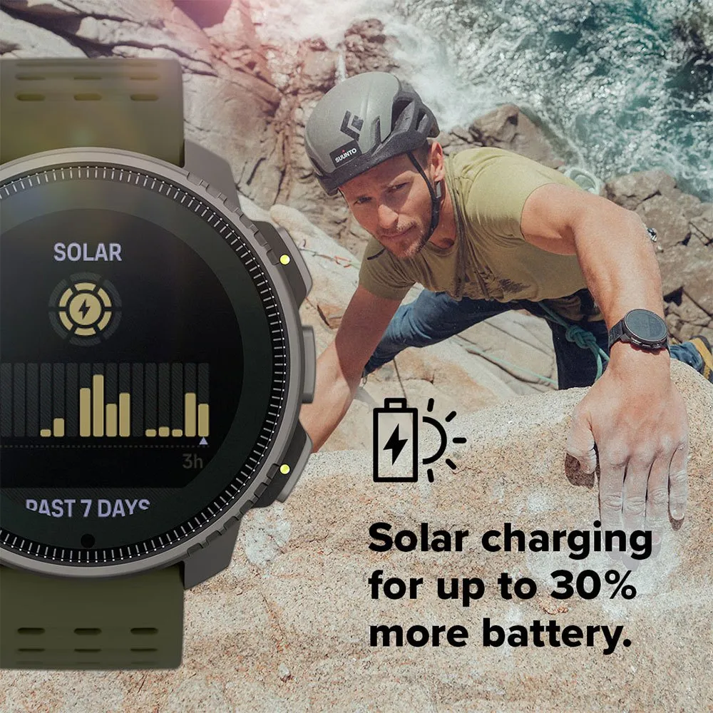 Купить Suunto R-19959250-SS050859000 Часы Vertical Titanium Solar отремонтированы Серебристый Forest 7ft.ru в интернет магазине Семь Футов