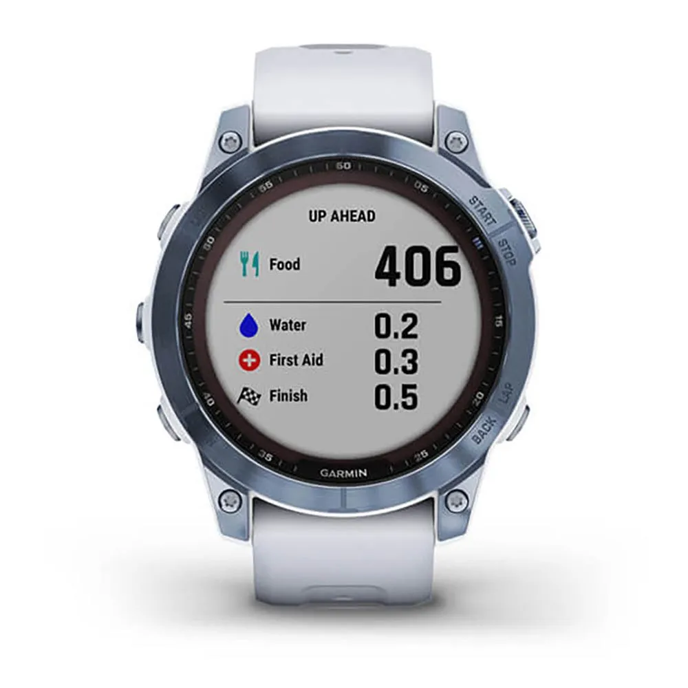 Купить Garmin R-15409316-010-02540-25 Часы Fenix 7 Sapphire Solar отремонтированы Белая Mineral Blue Titanium / Whitestone 7ft.ru в интернет магазине Семь Футов