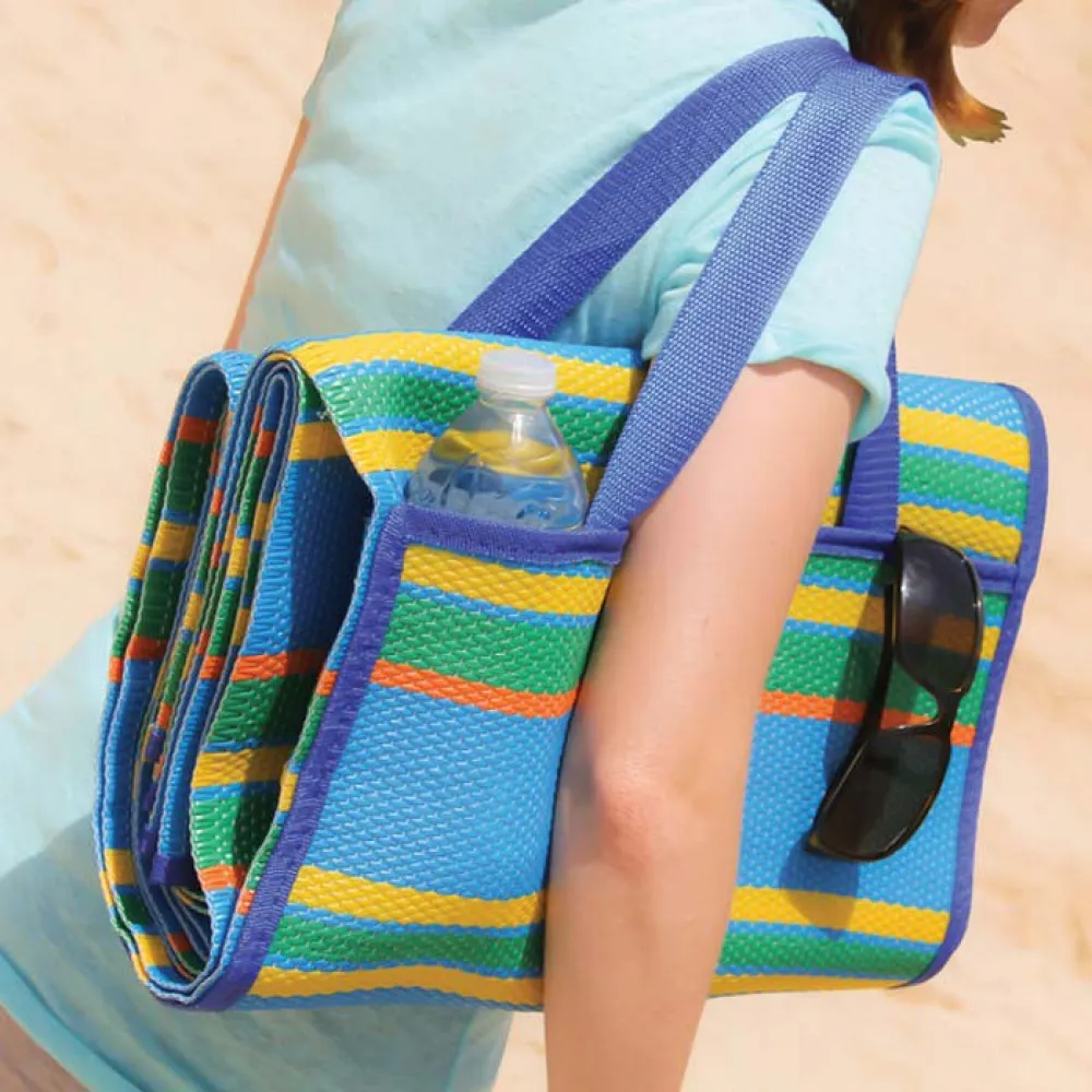 Купить Camco 17-42805 Плед для пикника  Orange / Green / Blue / Yellow 152.4 x 198.12 cm 7ft.ru в интернет магазине Семь Футов