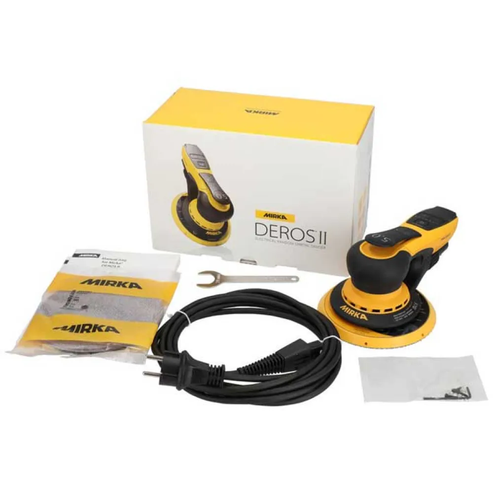 Купить Mirka 292005 Шлифовальная машина Deros II 150 mm Yellow / Black 28x20x14 7ft.ru в интернет магазине Семь Футов