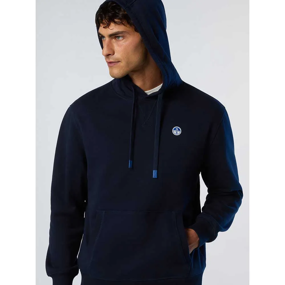 Купить North sails 691084-0802-l Толстовка с капюшоном Logo Navy Blue 40x30x12 7ft.ru в интернет магазине Семь Футов