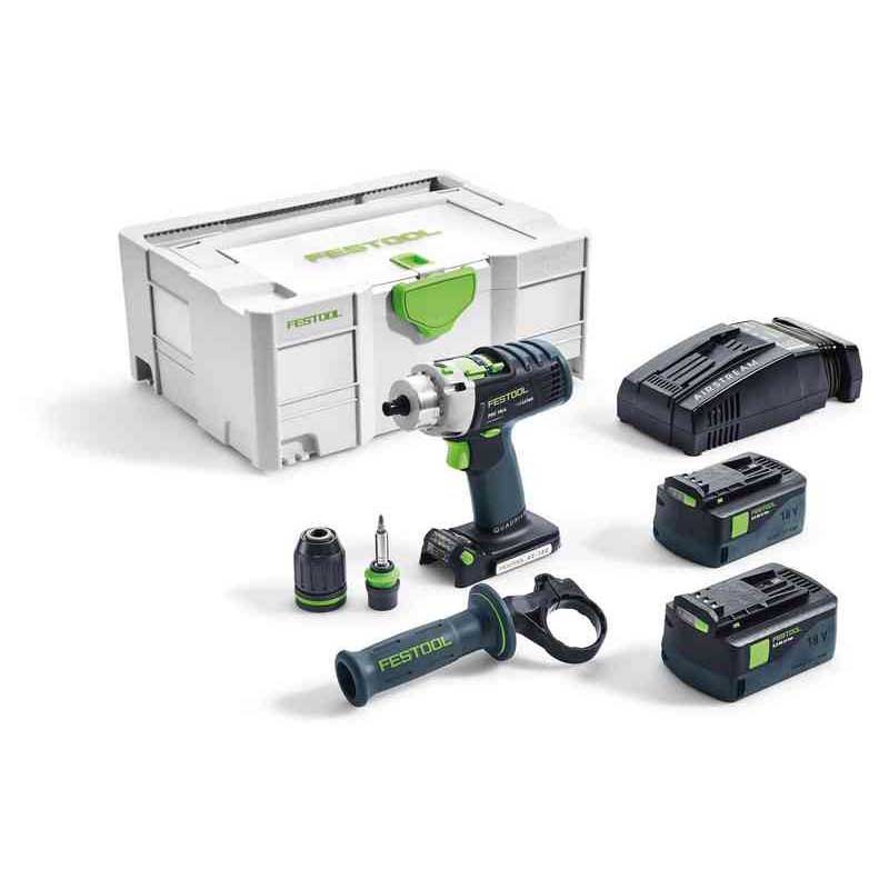 Купить Festool 575605 Quadrive PDC 18/4 LI 5.2-Plus Ударная аккумуляторная отвертка Black / Blue 7ft.ru в интернет магазине Семь Футов