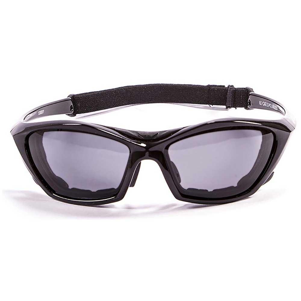 Купить Ocean sunglasses 13000.1 поляризованные солнцезащитные очки Lake Garda Shiny Black Smoke/CAT3 7ft.ru в интернет магазине Семь Футов