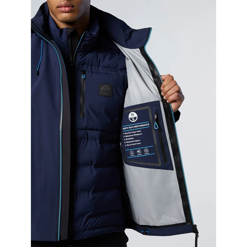 Купить North sails 603351-0802-XS Куртка Edge Tech Sailor Голубой Navy Blue XS 7ft.ru в интернет магазине Семь Футов