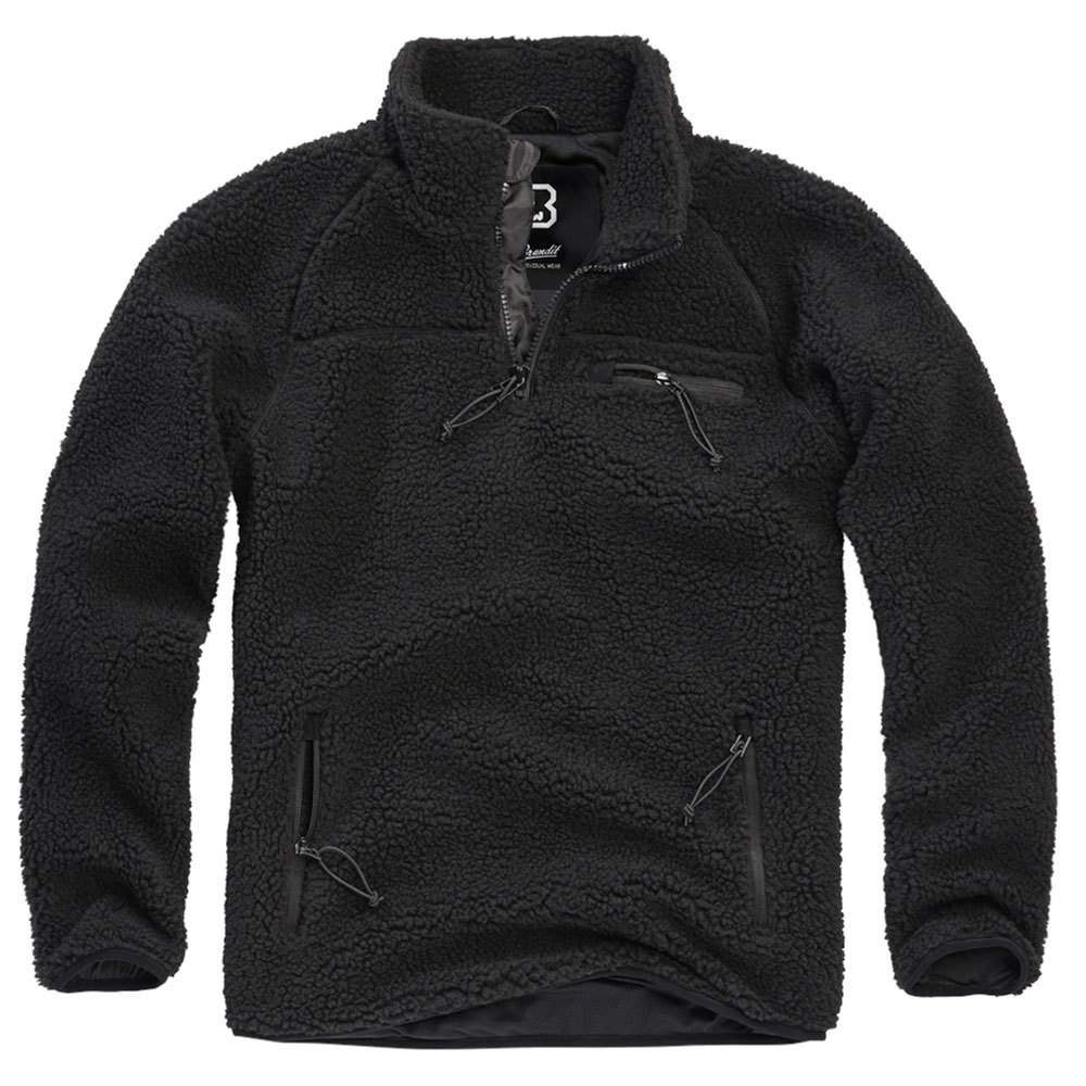 Купить Brandit 5022-2-XL Куртка Teddy Troyer Черный  Black XL 7ft.ru в интернет магазине Семь Футов