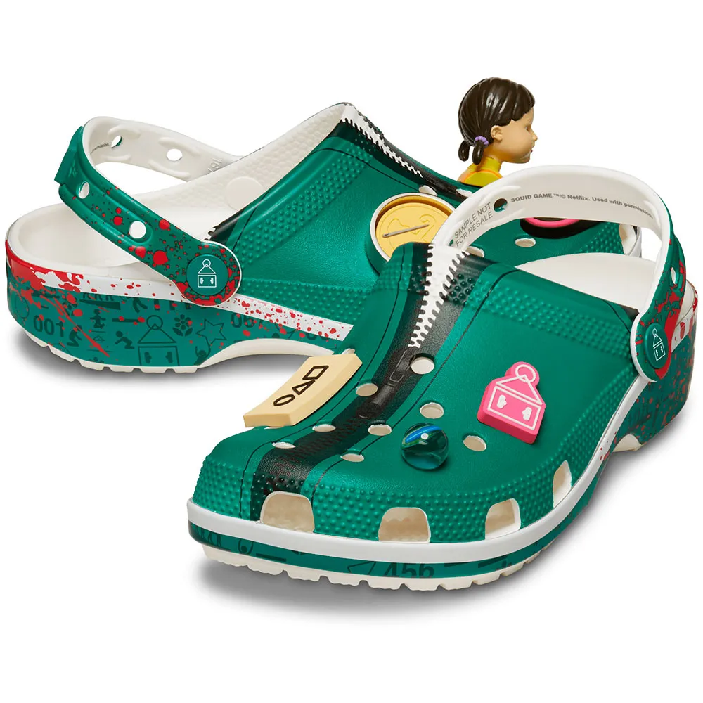 Купить Crocs 210224-90h-m5/w7 Деревянные башмаки Squid Game Classic Multi 35x25x15 EU 37 7ft.ru в интернет магазине Семь Футов