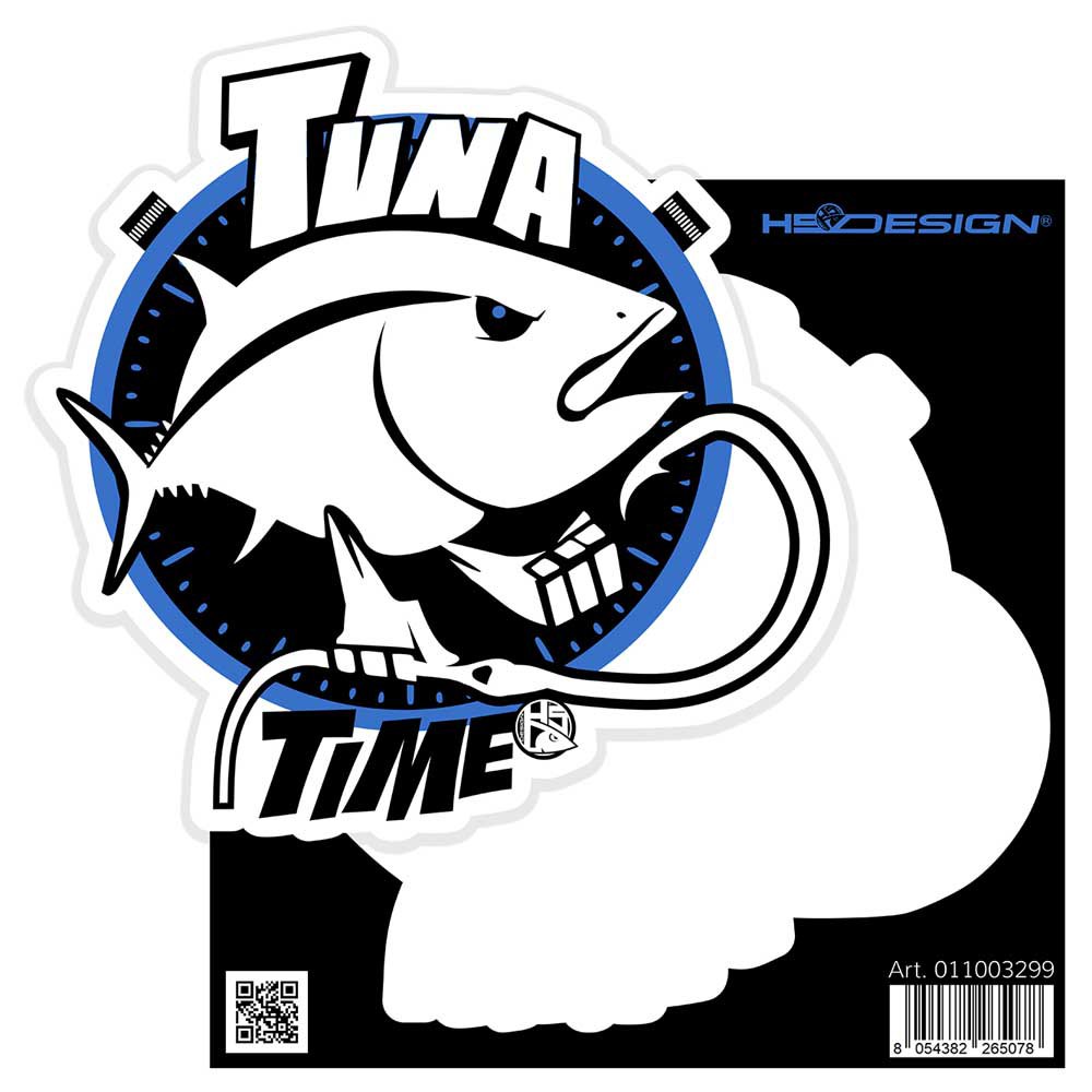 Купить Hotspot design 011003299 Tuna Time Наклейки  White / Blue 20 x 20 cm 7ft.ru в интернет магазине Семь Футов